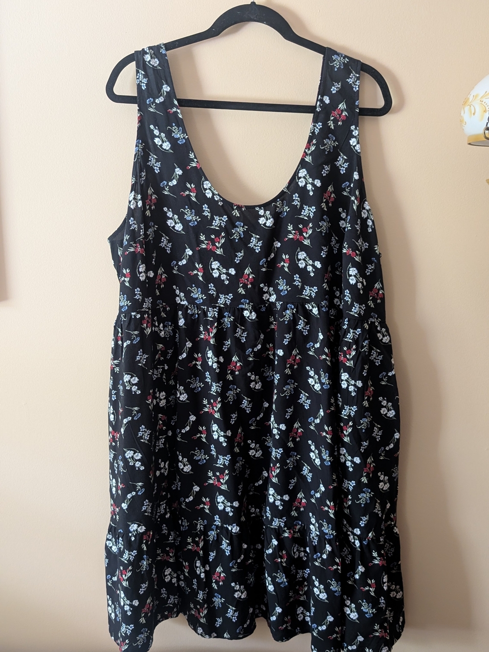 Torrid floral Dress -black